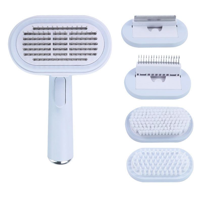 5-in-1 Pet Grooming Brush Set for Happy Fur Babies