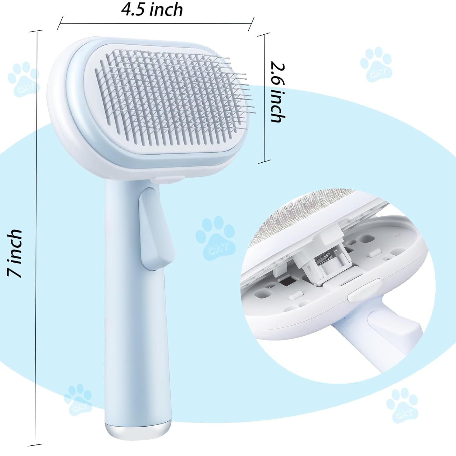 5-in-1 Pet Grooming Brush Set for Happy Fur Babies