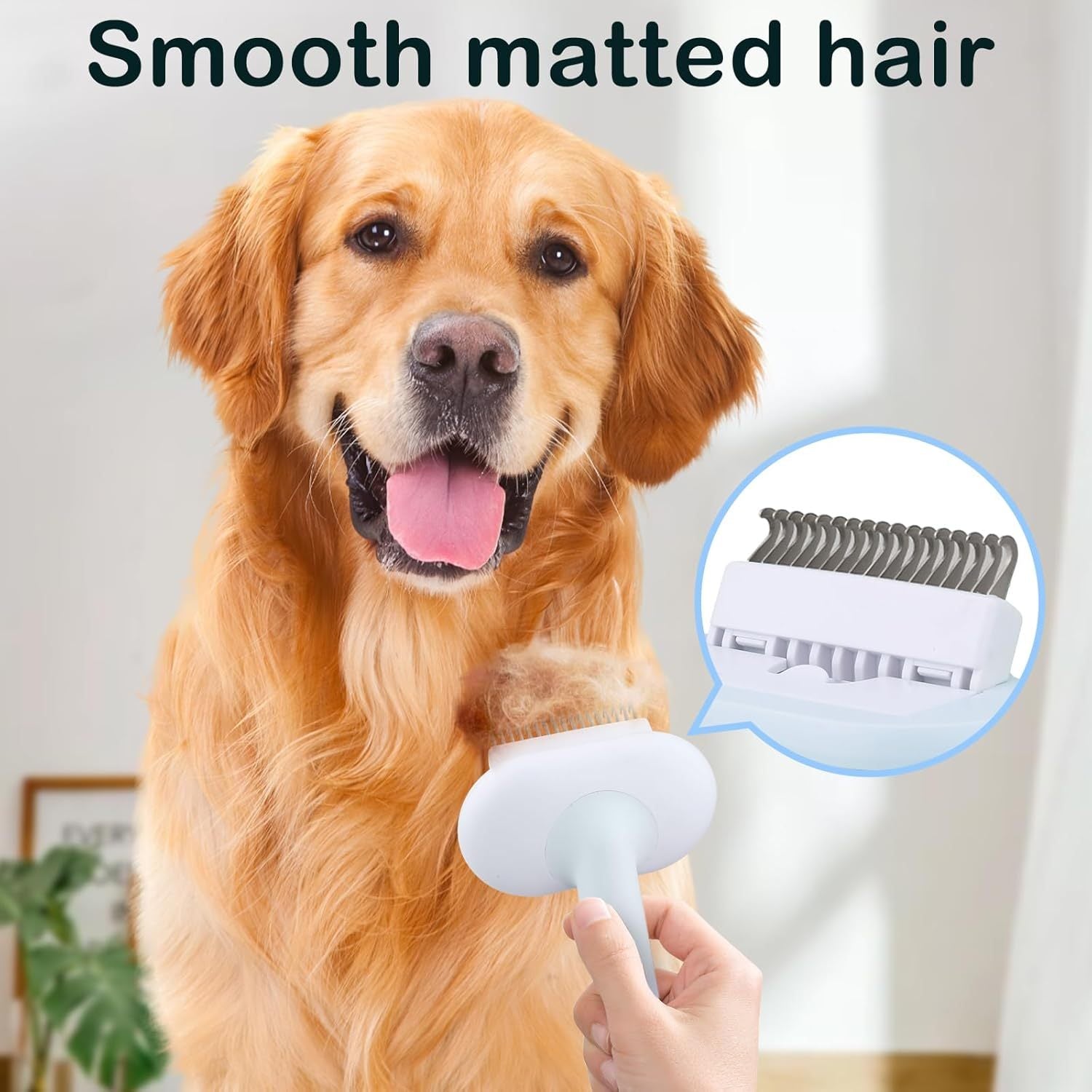 5-in-1 Pet Grooming Brush Set for Happy Fur Babies