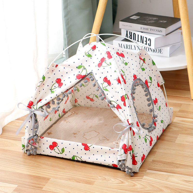 Cozy Enclosed Cat Tent for Comfy Naps