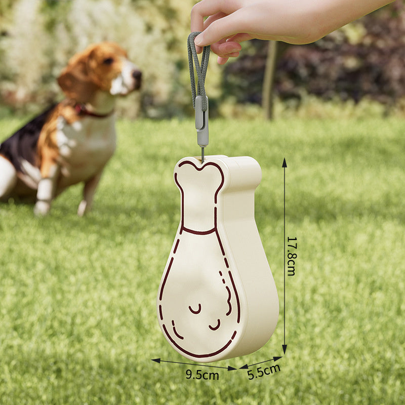 2-in-1 Pet Travel Bottle for Easy Food & Water