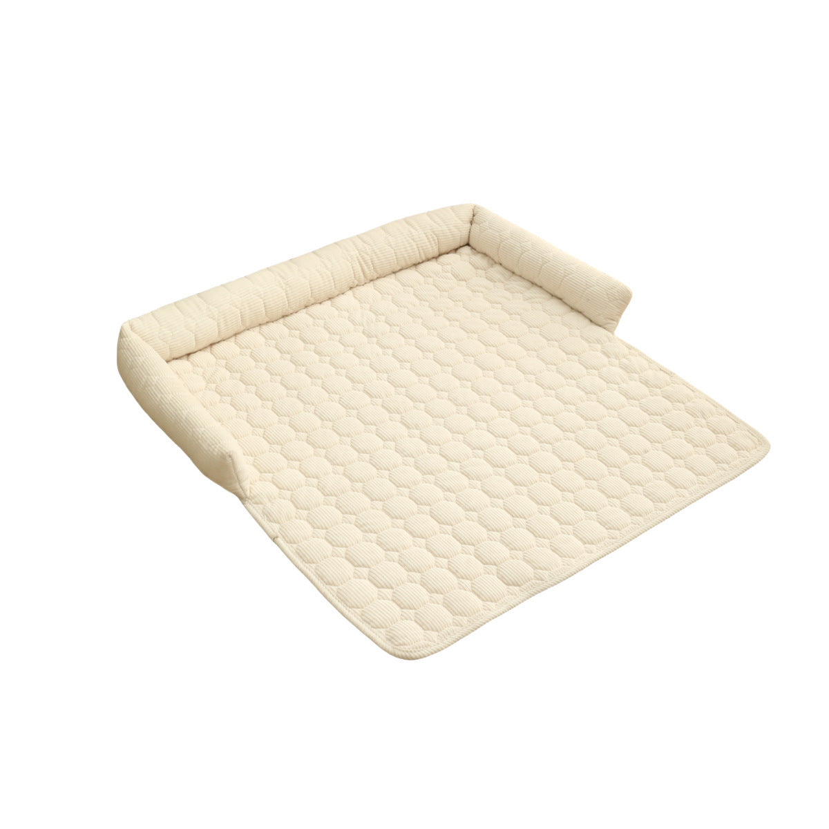 Luxury Corduroy Pet Bed – Calming Comfort for Every Paw