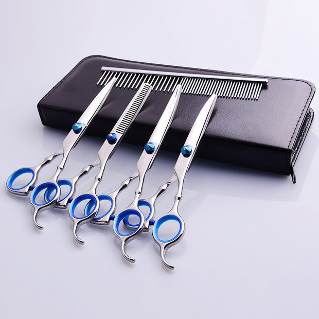 Gentle Pet Grooming Scissors for Cute, Fresh Haircuts