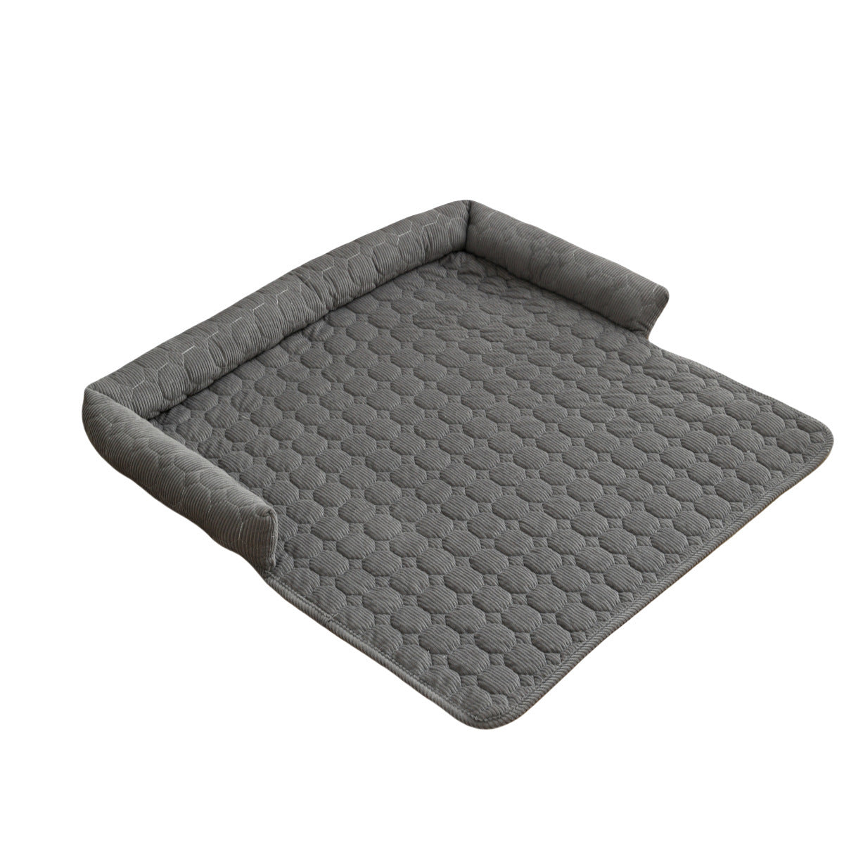 Luxury Corduroy Pet Bed – Calming Comfort for Every Paw