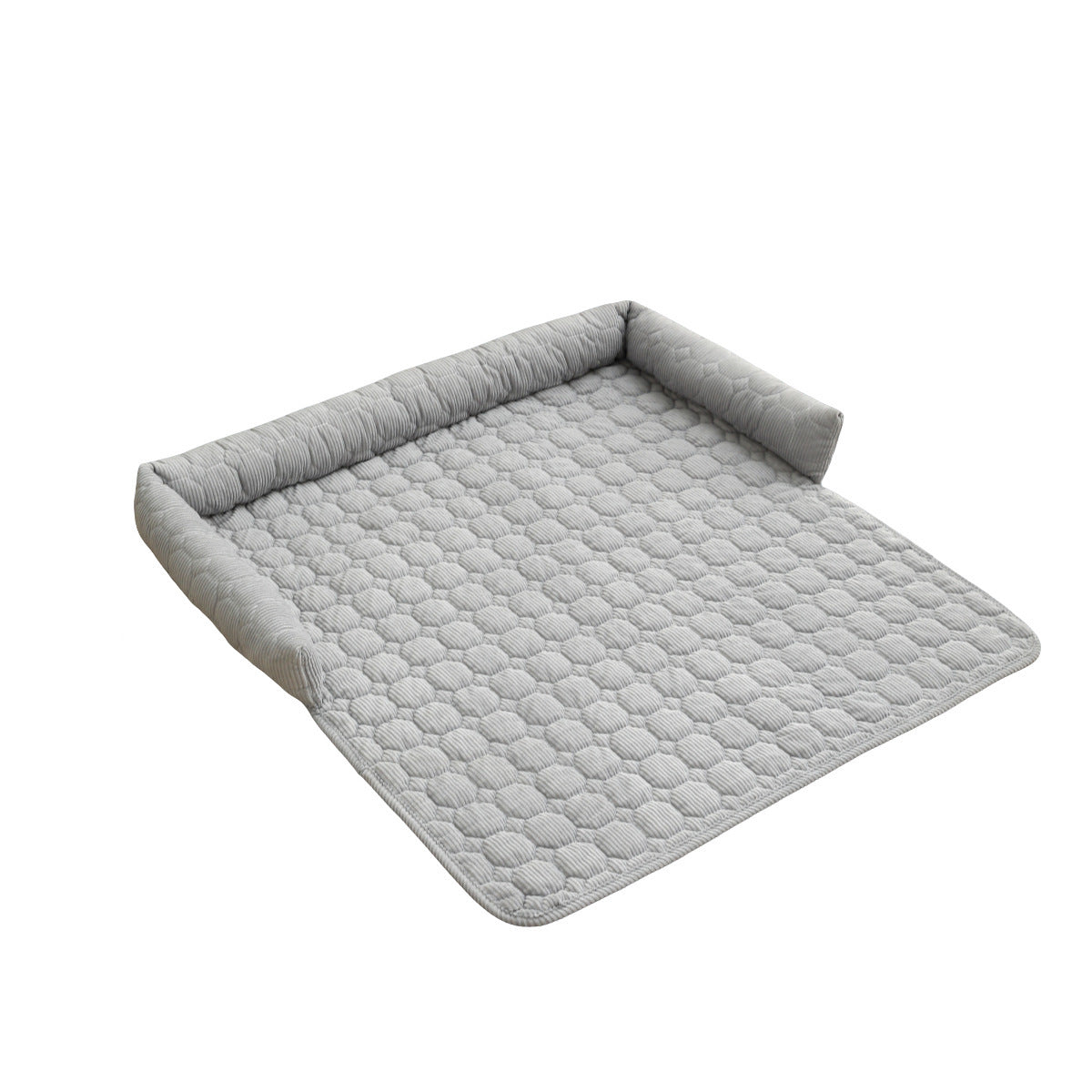 Luxury Corduroy Pet Bed – Calming Comfort for Every Paw