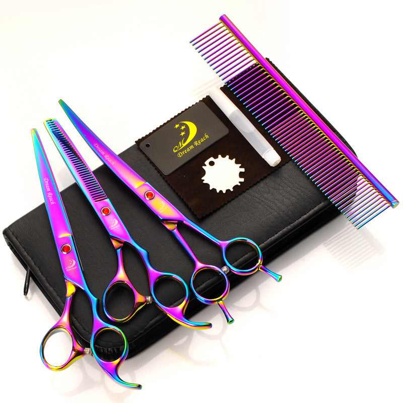 Gentle Pet Grooming Scissors for Cute, Fresh Haircuts