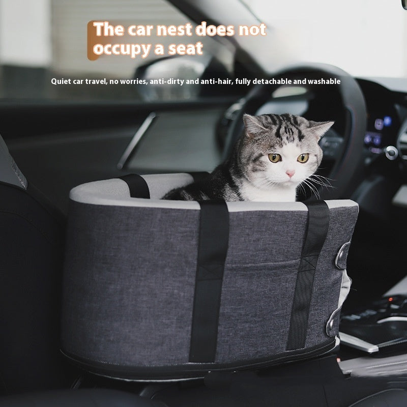 Comfy Travel Seat for Safe, Happy Car-Loving Cats