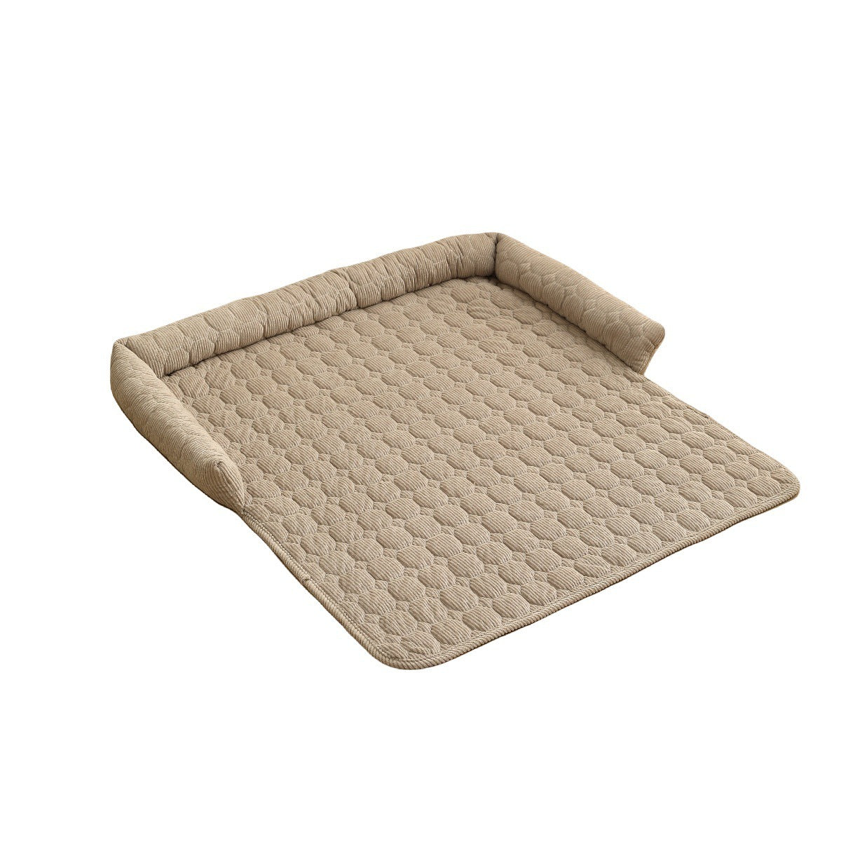 Luxury Corduroy Pet Bed – Calming Comfort for Every Paw