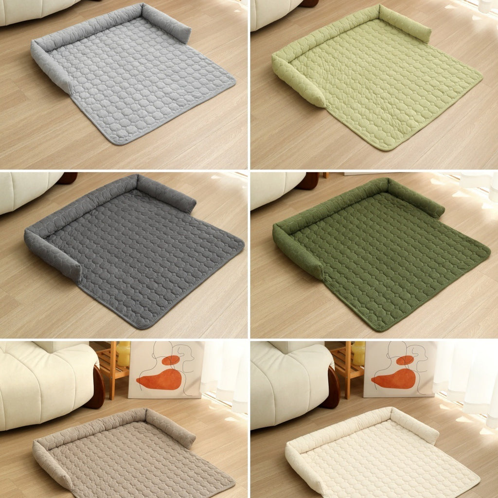 Luxury Corduroy Pet Bed – Calming Comfort for Every Paw